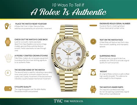 comprobar rolex original|how to identify a Rolex.